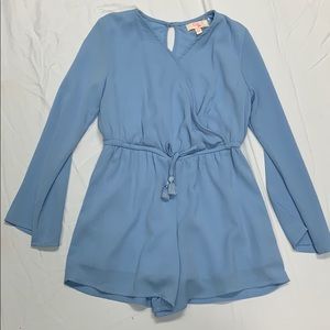 GB girls light blue romper